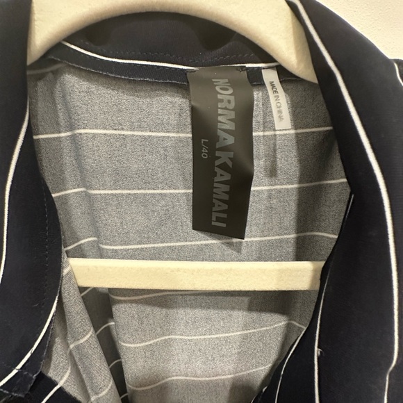 Navy Stripe Norma Kamali Dress - Picture 7 of 7